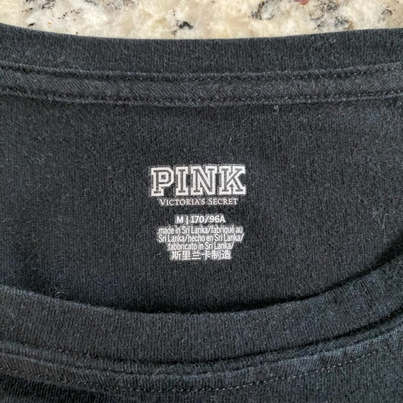 PINK black long sleeve t-shirt - Picture 3 of 3